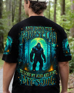 BLISSCORNERS AND INTO THE FOREST I GO BIGFOOT ALL OVER PRINT