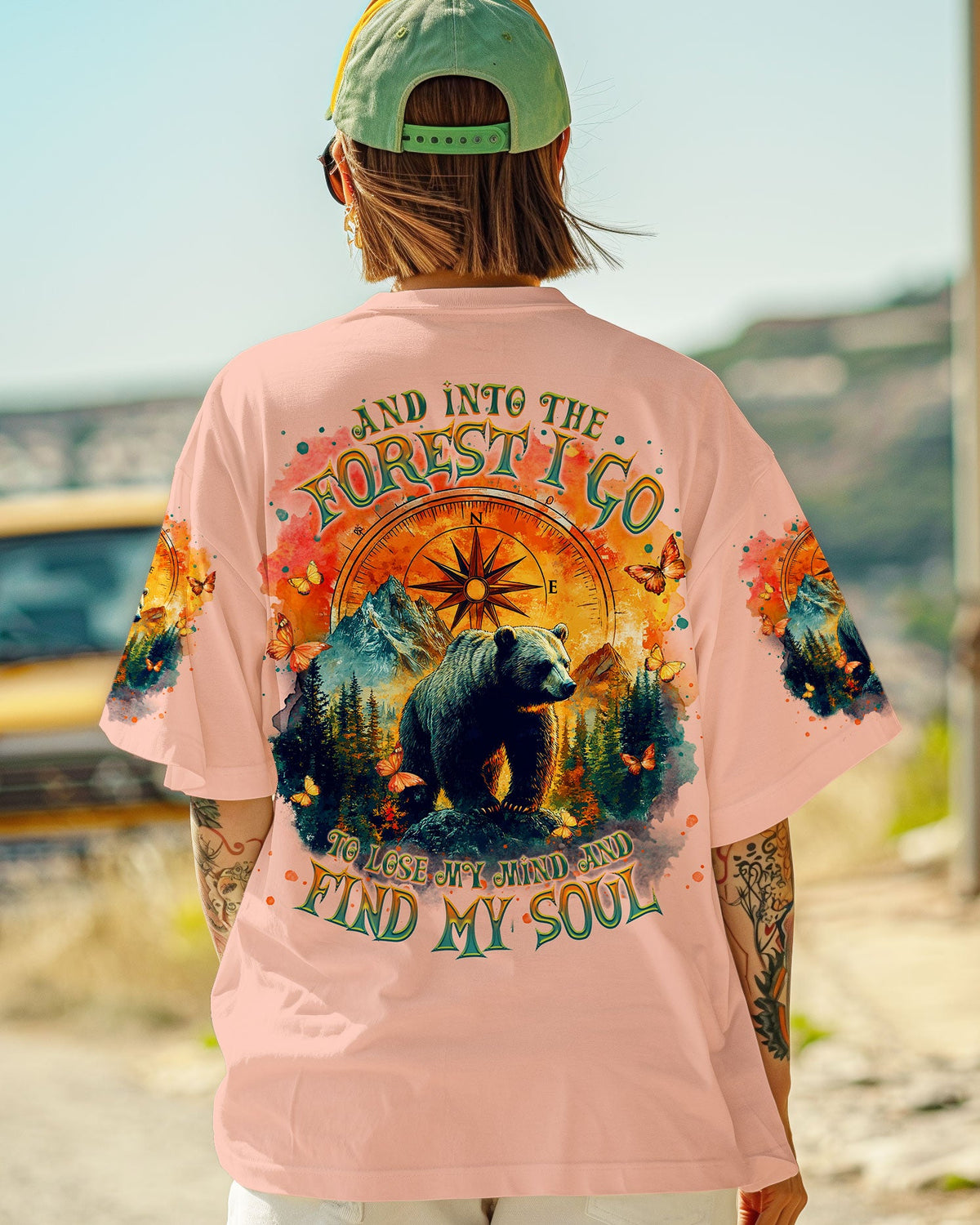 BLISSCORNERS AND INTO THE FOREST I GO BEAR ALL OVER PRINT