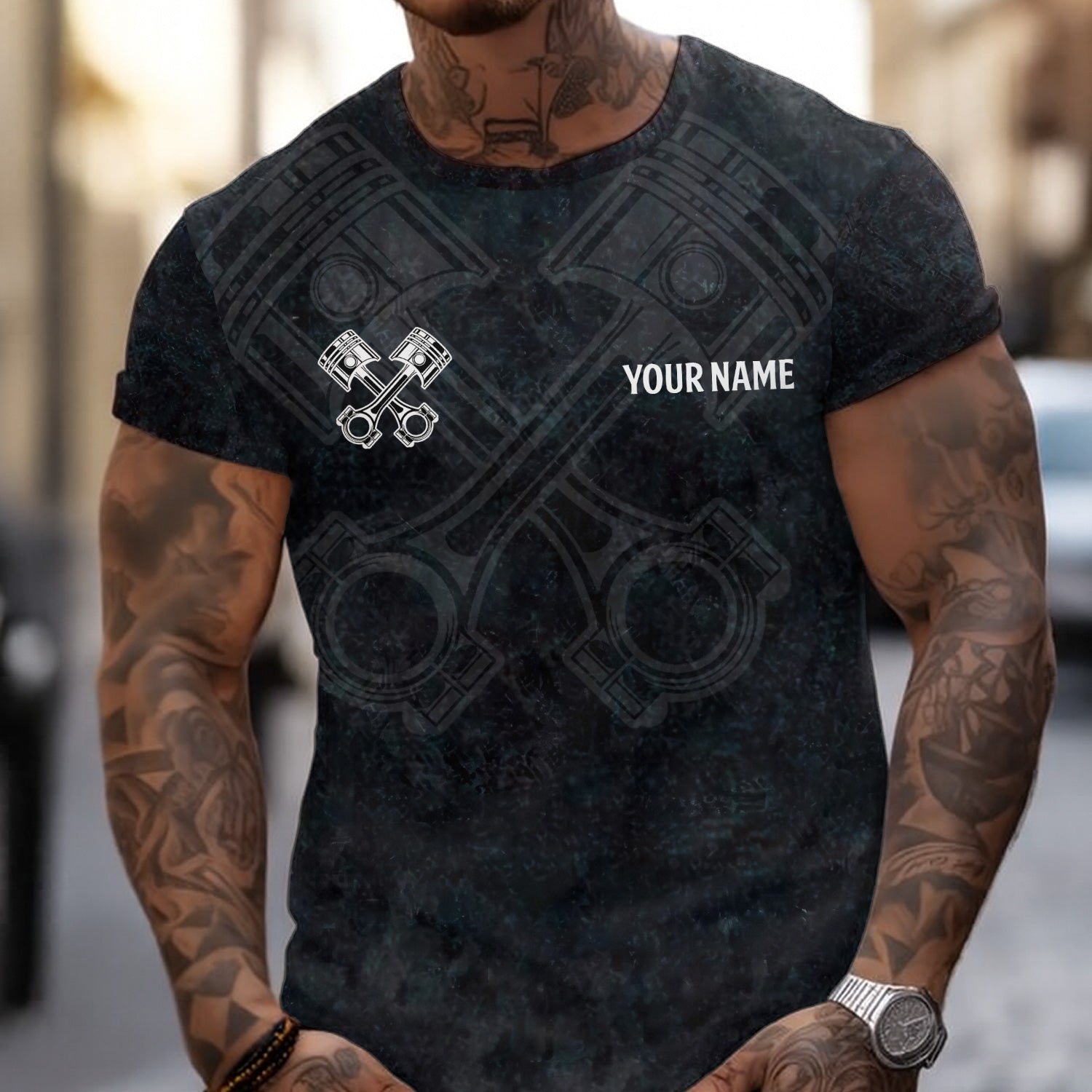 Blisscorners Custom Mechanic Shirt, Bolt to My Nut & Spark to My Plug, Personalized Engine Life Shirt, Unique Gift for Mechanics
