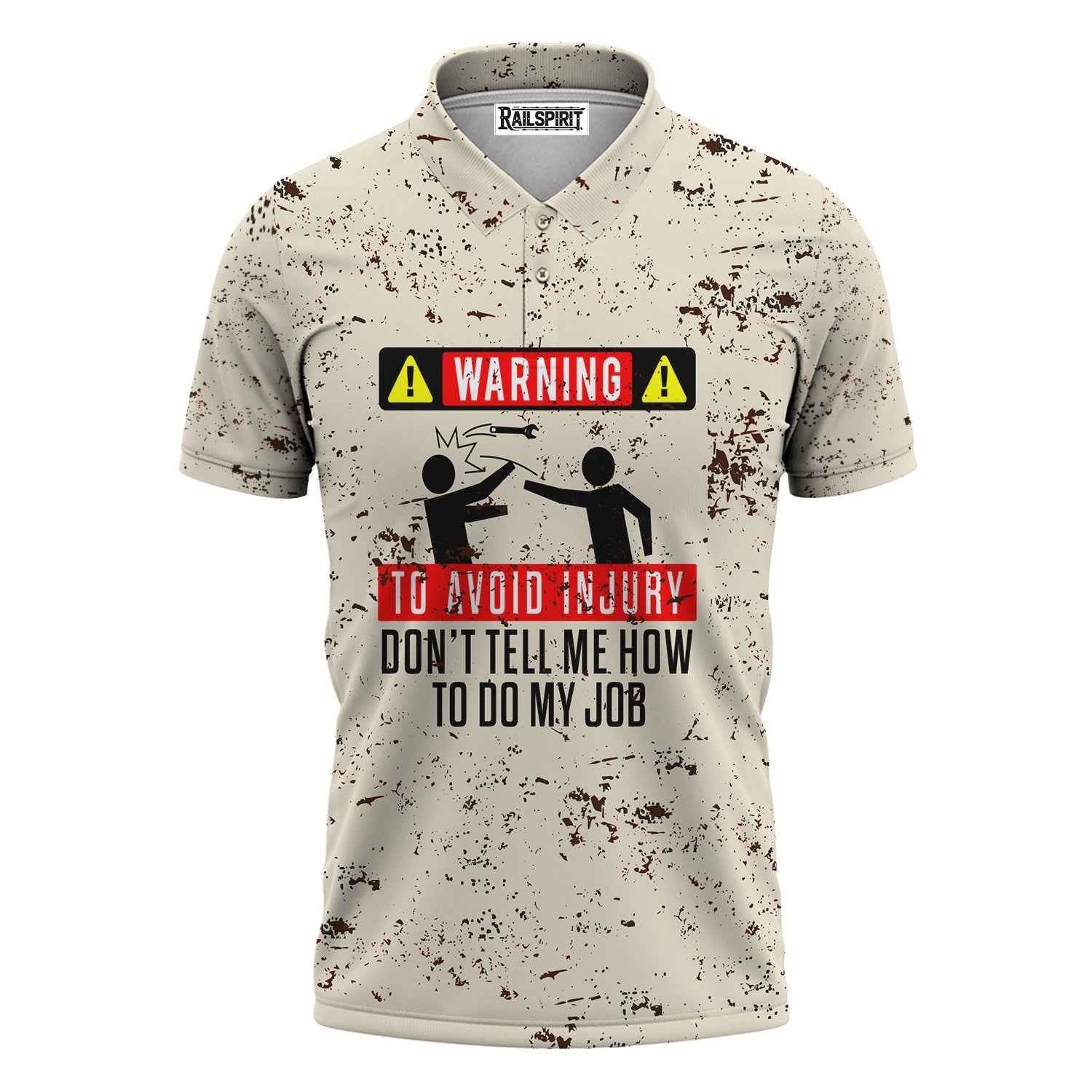 Blisscorners Funny Mechanic Shirt for Men, Warning To Avoid Injury Don’t Tell Me How to Do My Job T-Shirt, Work Humor Novelty Shirt