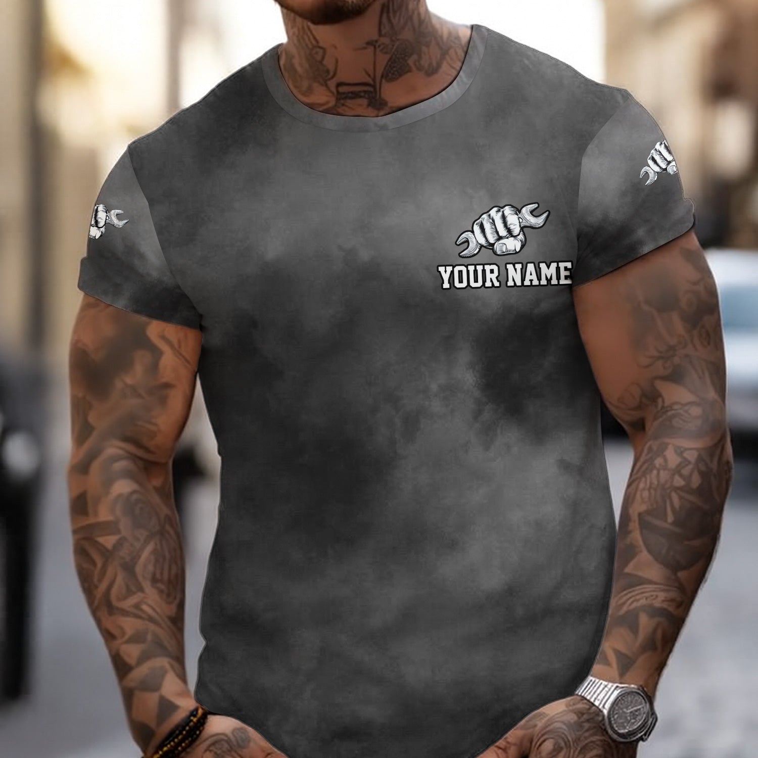 Blisscorners Mechanic Humor Shirt, I Might Look Like a Mechanic, Smell Like a Mechanic, But I Won’t Fix Your Sh*t for Free, Perfect Gift for Auto Repair Fans