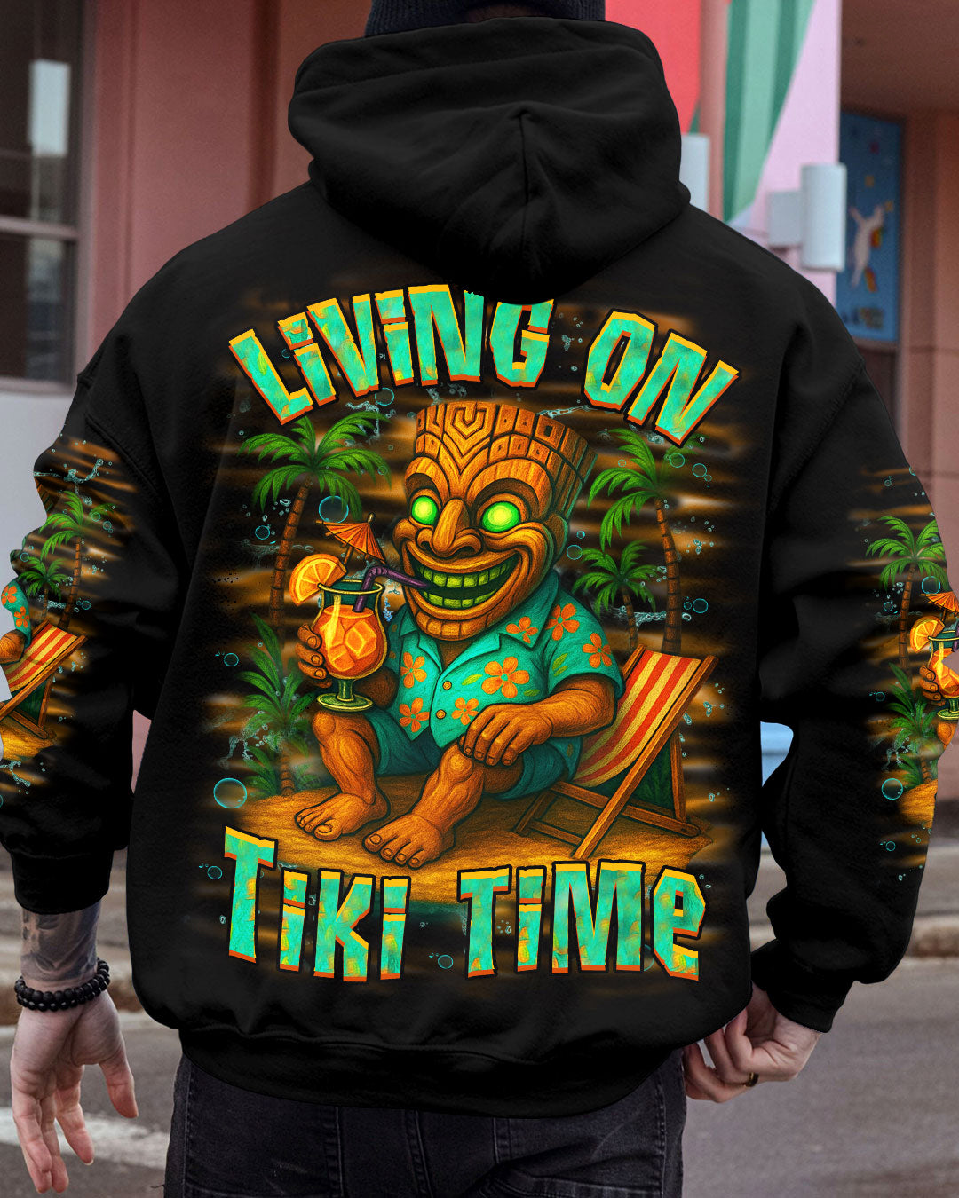 BLISSCORNERS LIVING ON TIKI TIME ALL OVER PRINT