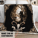 Blisscorners Personalized Deer Hunting Mystery Blanket