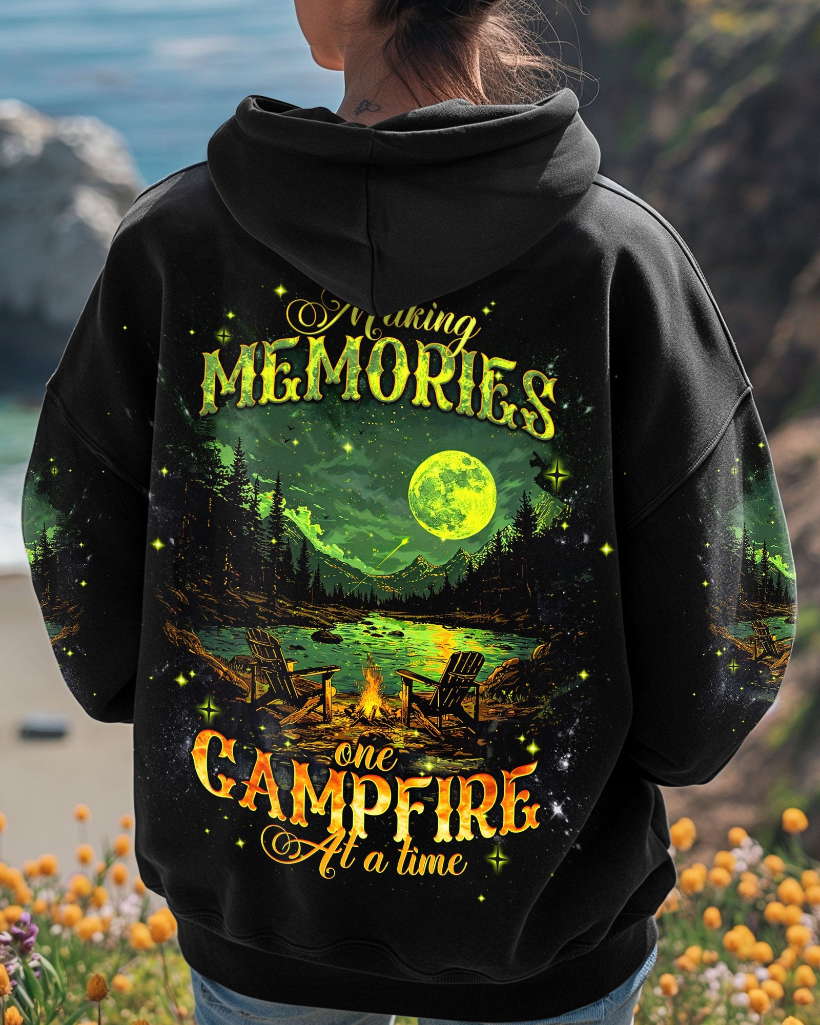 BLISSCORNERS MAKING MEMORIES ONE CAMPFIRE AT A TIME ALL OVER PRINT