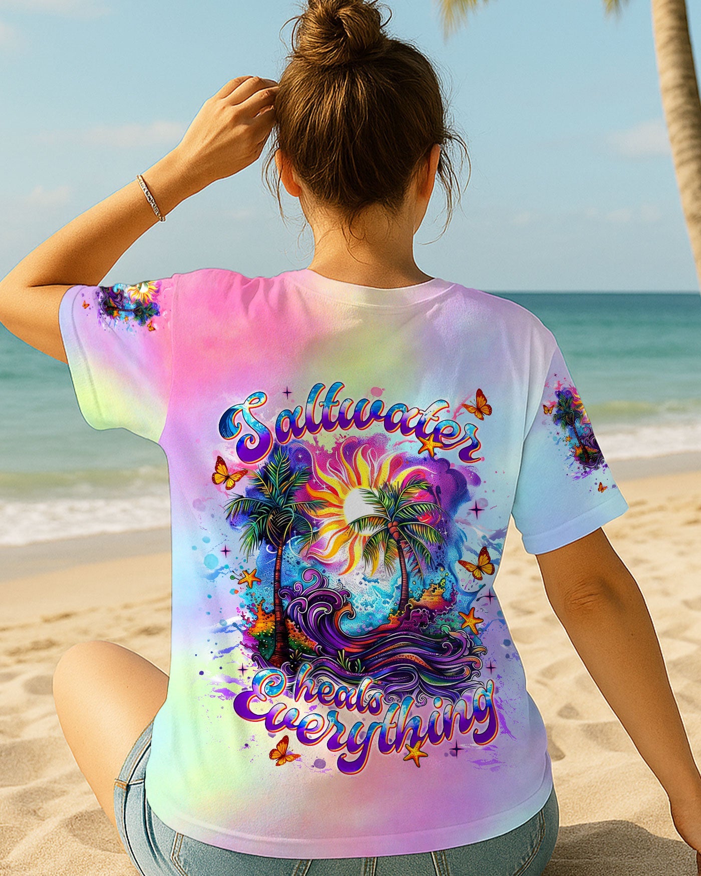 BLISSCORNERS SALTWATER HEALS EVERYTHING ALL OVER PRINT