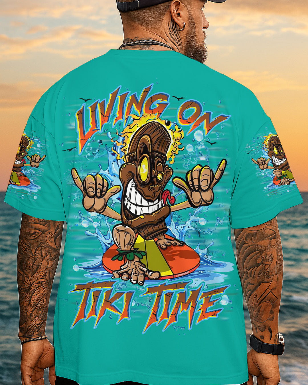 BLISSCORNERS LIVING ON TIKI TIME ALL OVER PRINT