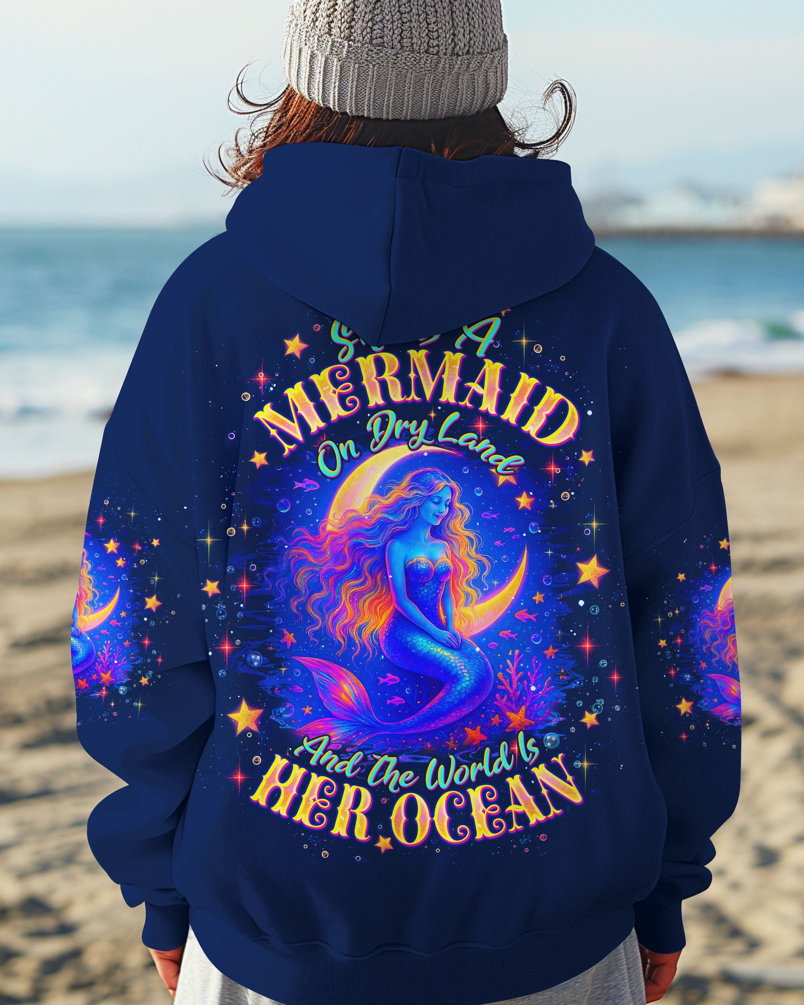 BLISSCORNERS SHE IS A MERMAID ALL OVER PRINT