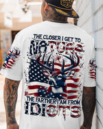 BLISSCORNERS THE CLOSER I GET TO NATURE DEER ALL OVER PRINT