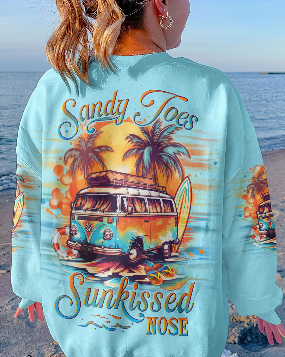 BLISSCORNERS SANDY TOES SUNKISSED NOSE ALL OVER PRINT