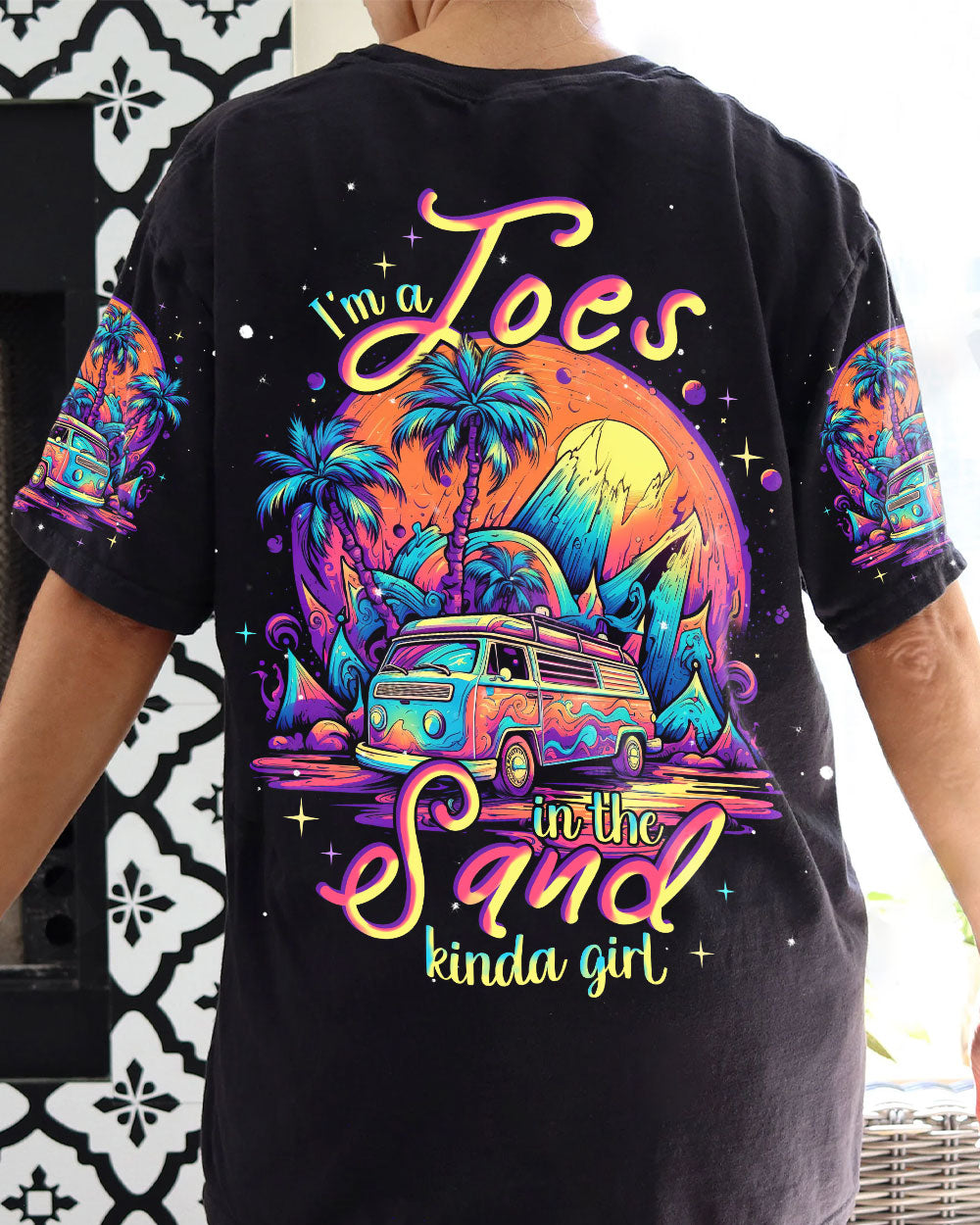 BLISSCORNERS I'M A TOES IN THE SAND KINDA GIRL ALL OVER PRINT