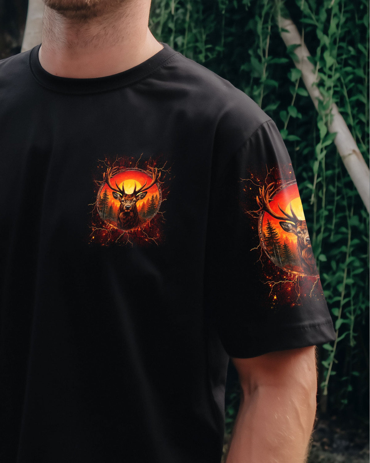 BLISSCORNERS THE CLOSER I GET TO NATURE DEER ALL OVER PRINT