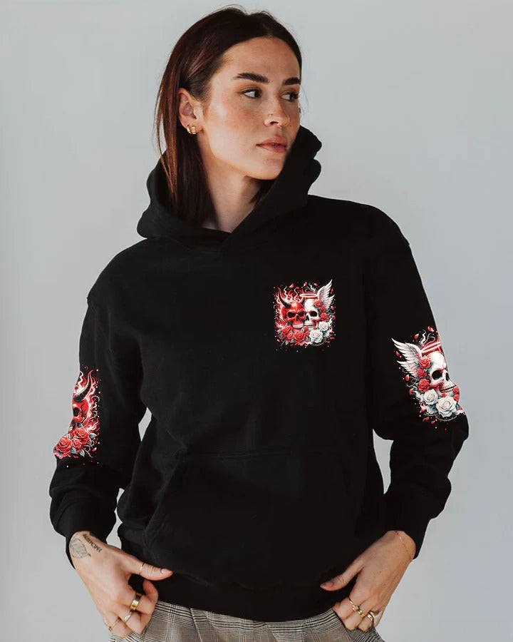 BLISSCORNERS TILL OUR LAST BREATH COUPLE DEVIL AND ANGEL ALL OVER PRINT