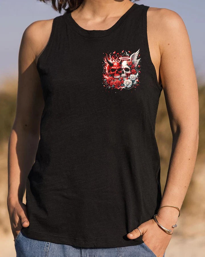 BLISSCORNERS TILL OUR LAST BREATH COUPLE DEVIL AND ANGEL ALL OVER PRINT