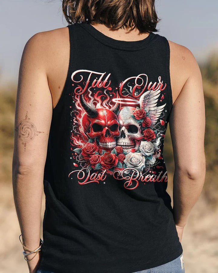 BLISSCORNERS TILL OUR LAST BREATH COUPLE DEVIL AND ANGEL ALL OVER PRINT