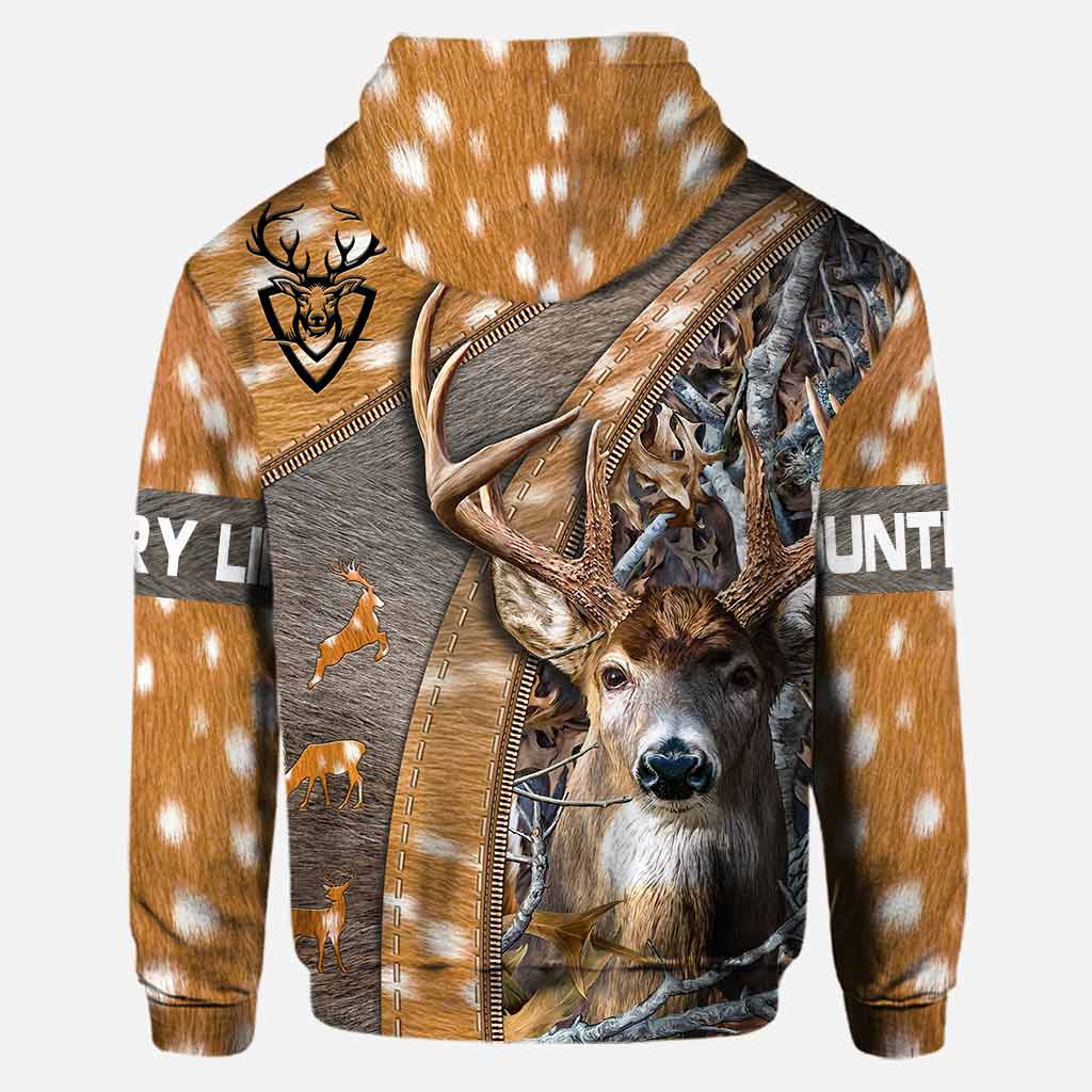 Blisscorners Country Life, Personalized Hunting Hoodie With 3D Pattern Print, Personalized 3D Hoodie For Hunting Lover