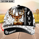 Blisscorners Beautiful Deer Hunting Version 2 Camouflage Pattern Multicolor Personalized Name 3D Cap