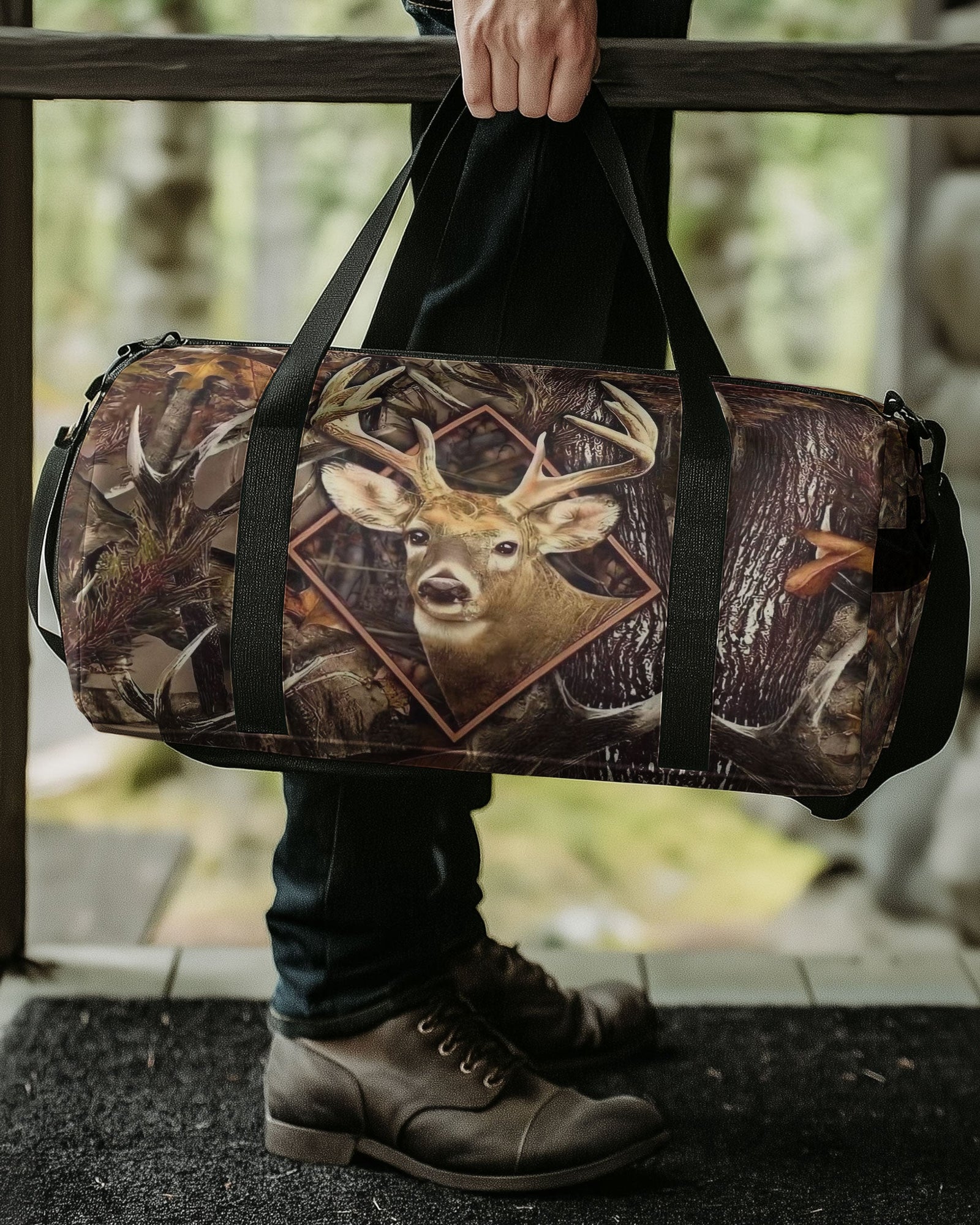 BLISSCORNERS DEER HUNTING CAMO TRAVELLING BAG