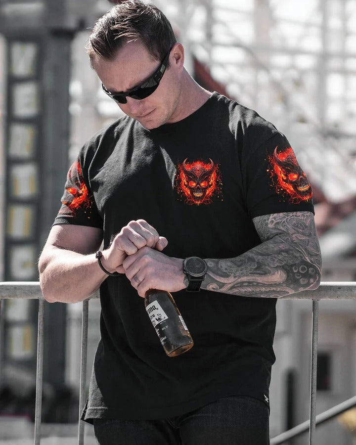 BLISSCORNERS I'M NEVER ALONE SKULL DEMON ALL OVER PRINT 2