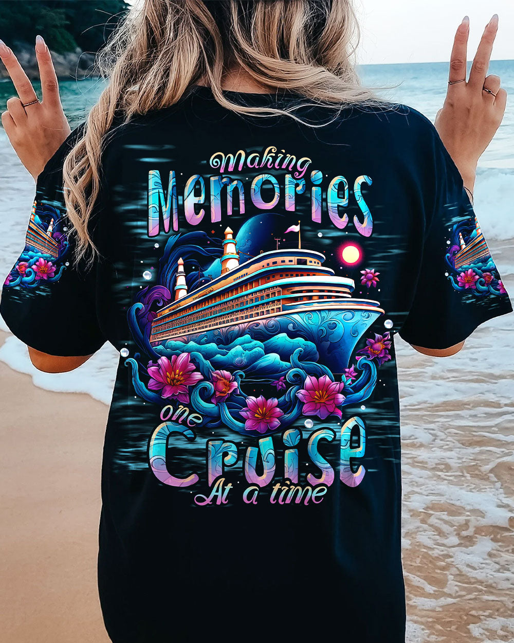 BLISSCORNERS MAKE MEMORIES ONE CRUISE ALL OVER PRINT