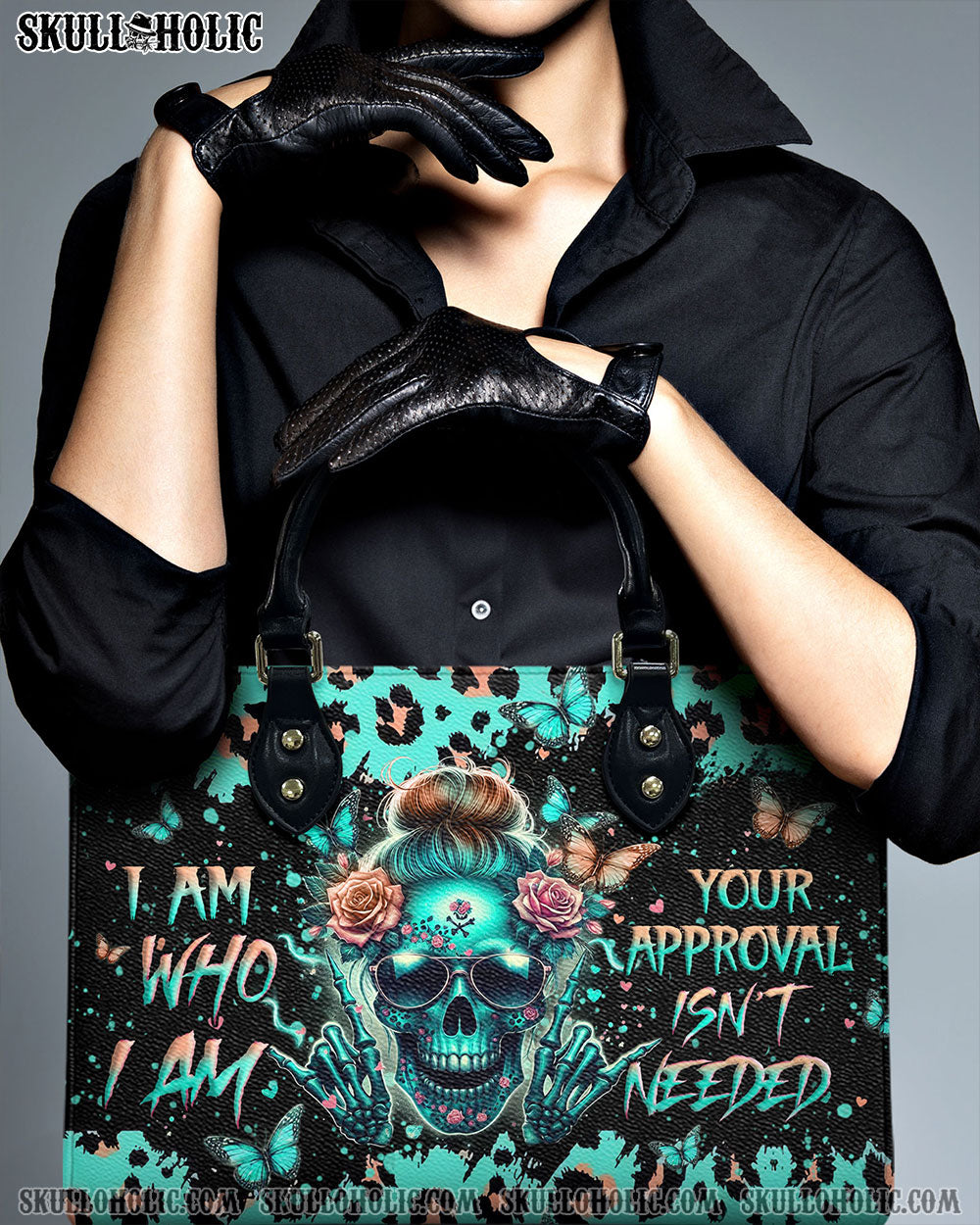 BLISSCORNERS I AM WHO I AM LEATHER HANDBAG