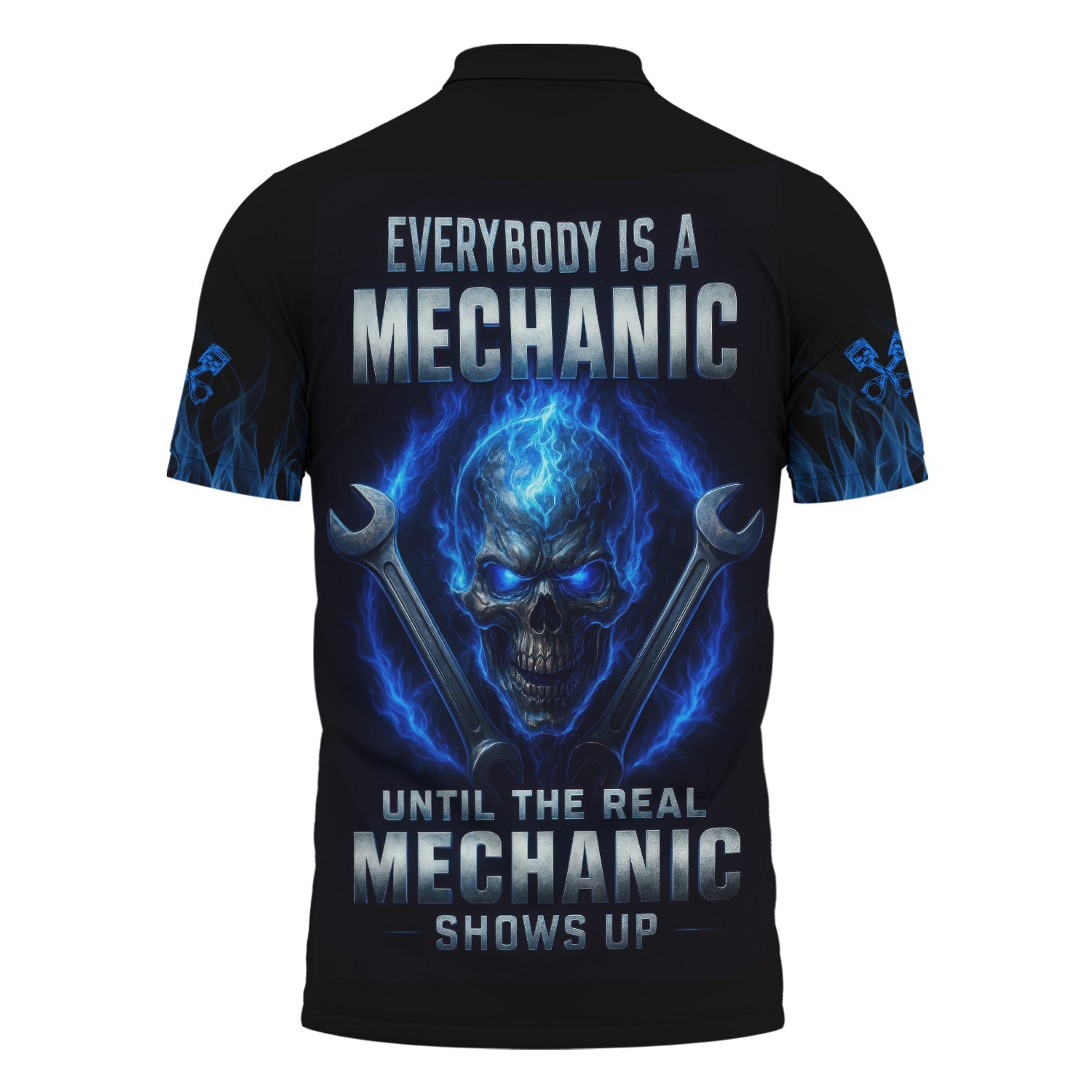 Blisscorners Custom Name Mechanic Shirt Everybody Is A Mechanic Until The Real Mechanic Shows Up T Shirt