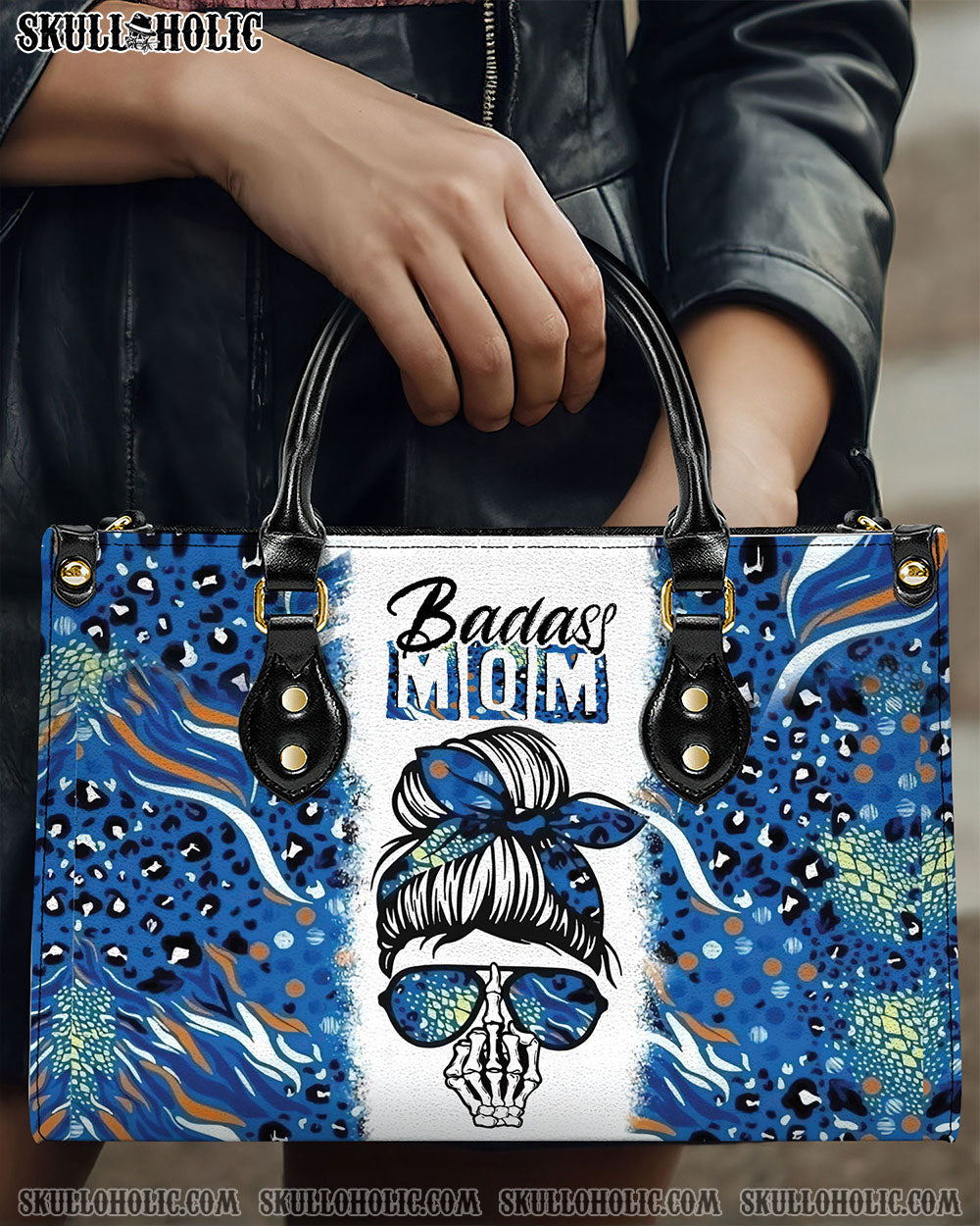BLISSCORNERS B MOM MESSYBUN LEATHER HANDBAG