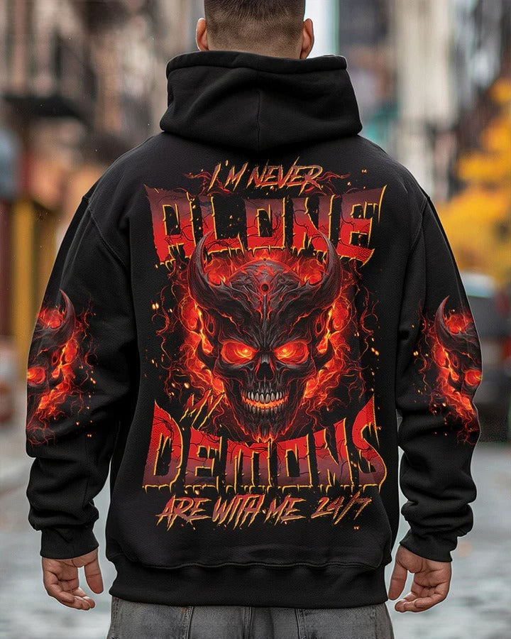 BLISSCORNERS I'M NEVER ALONE SKULL DEMON ALL OVER PRINT 2