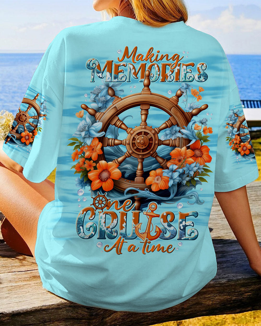 BLISSCORNERS MAKING MEMORIES ONE CRUISE WHEEL ALL OVER PRINT