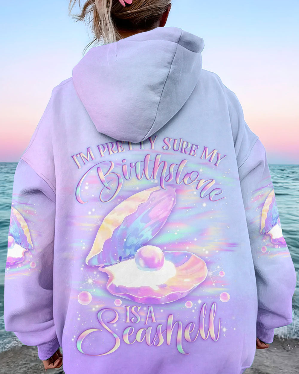 BLISSCORNERS I'M PRETTY SURE MY BIRTHSTONE IS A SEASHELL ALL OVER PRINT