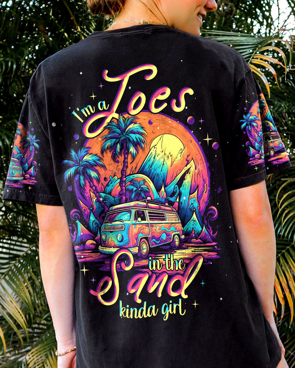 BLISSCORNERS I'M A TOES IN THE SAND KINDA GIRL ALL OVER PRINT