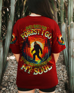 BLISSCORNERS AND INTO THE FOREST I GO BIGFOOT ALL OVER PRINT
