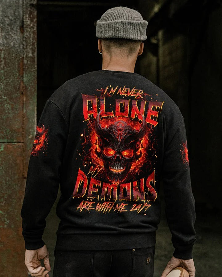 BLISSCORNERS I'M NEVER ALONE SKULL DEMON ALL OVER PRINT 2