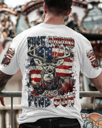 BLISSCORNERS BUCK AROUND AND FIND OUT DEER HUNTING ALL OVER PRINT