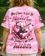 BLISSCORNERS THE CLOSER I GET TO NATURE DEER ALL OVER PRINT