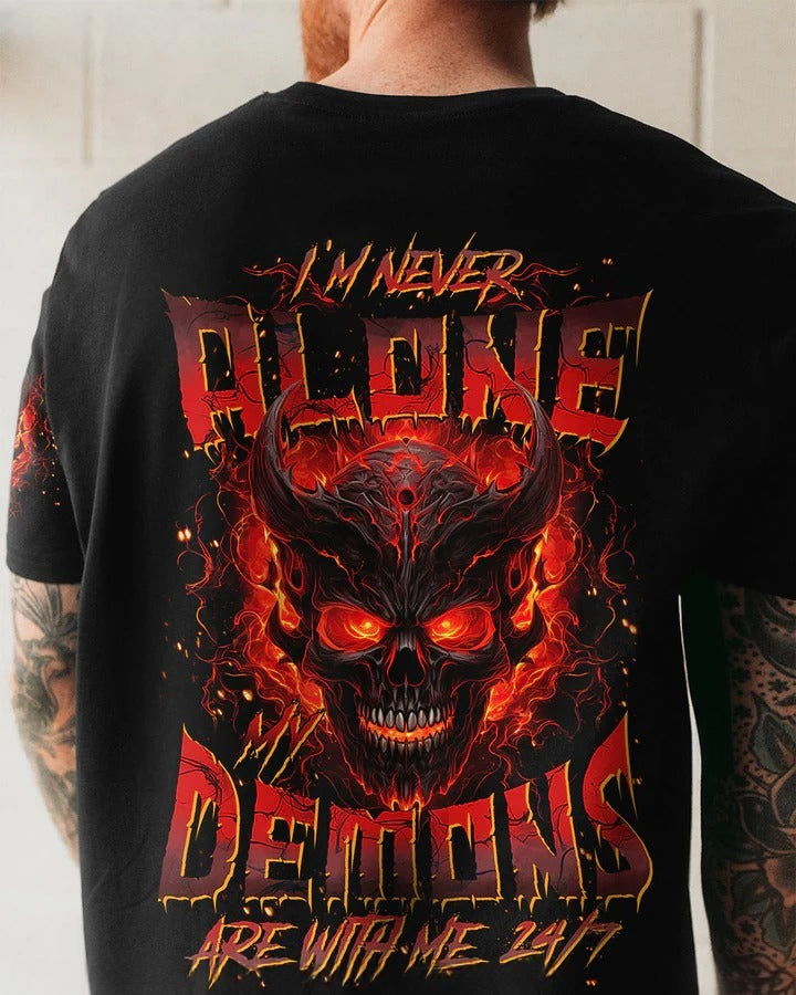 BLISSCORNERS I'M NEVER ALONE SKULL DEMON ALL OVER PRINT 2