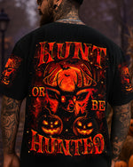 BLISSCORNERS HUNT OR BE HUNTED HALLOWEEN DEER ALL OVER PRINT
