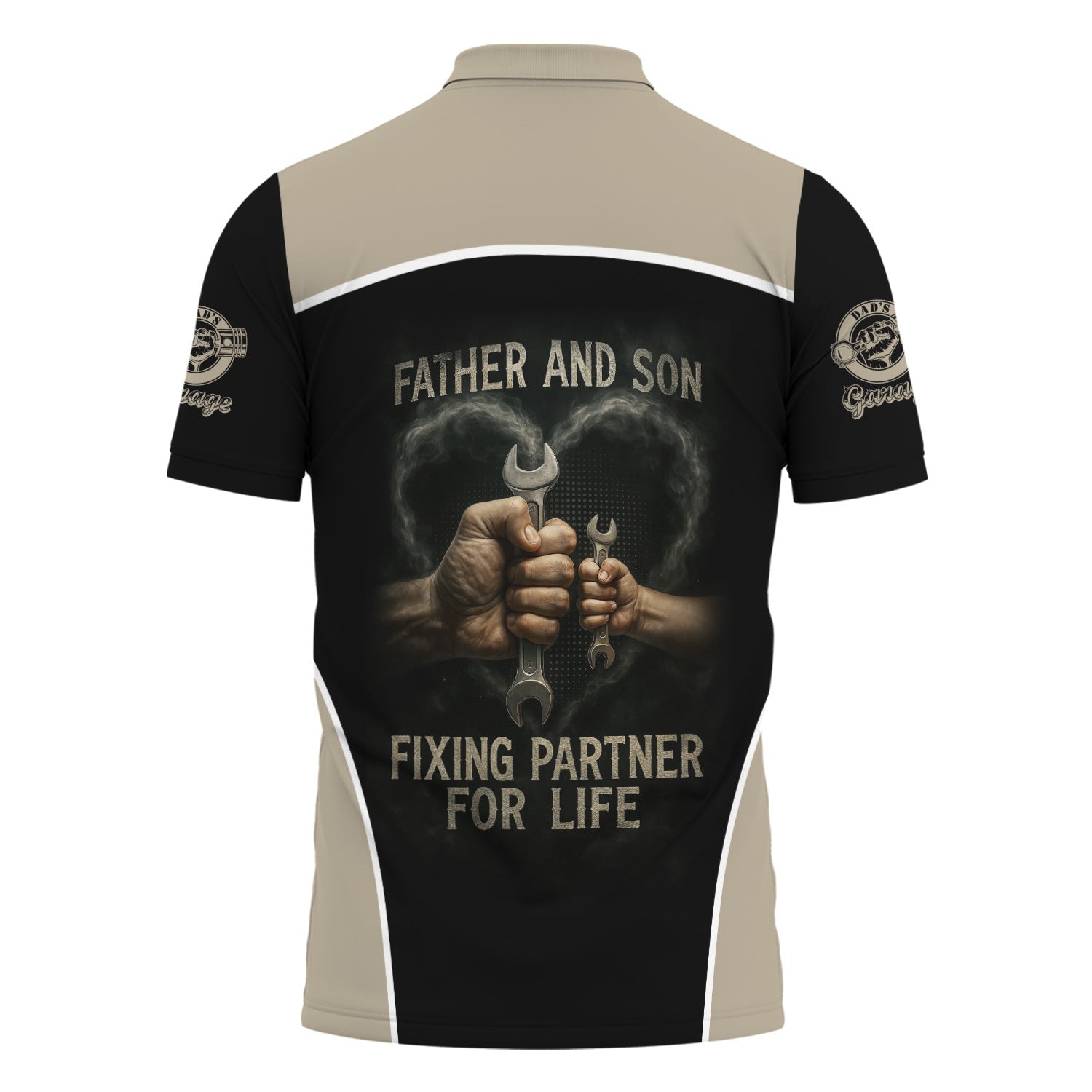 Blisscorners Personalized Mechanic Shirt, Father And Son Fixing Partner For Life, Gift For Men