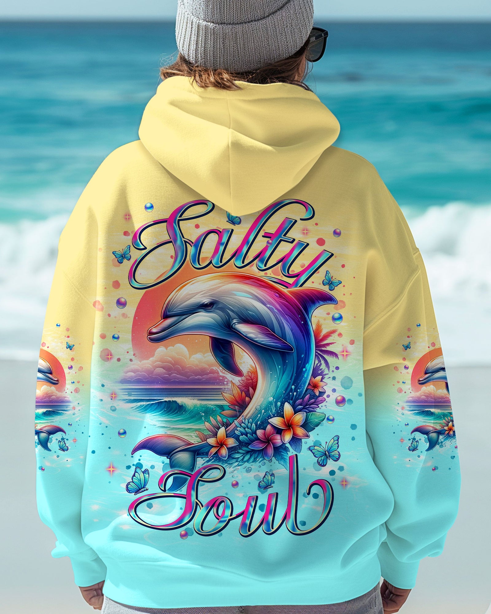 BLISSCORNERS SALTY SOUL DOLPHIN ALL OVER PRINT