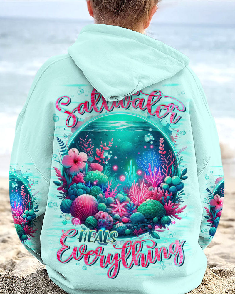 BLISSCORNERS SALTWATER HEALS EVERYTHING UNDERSEA ALL OVER PRINT