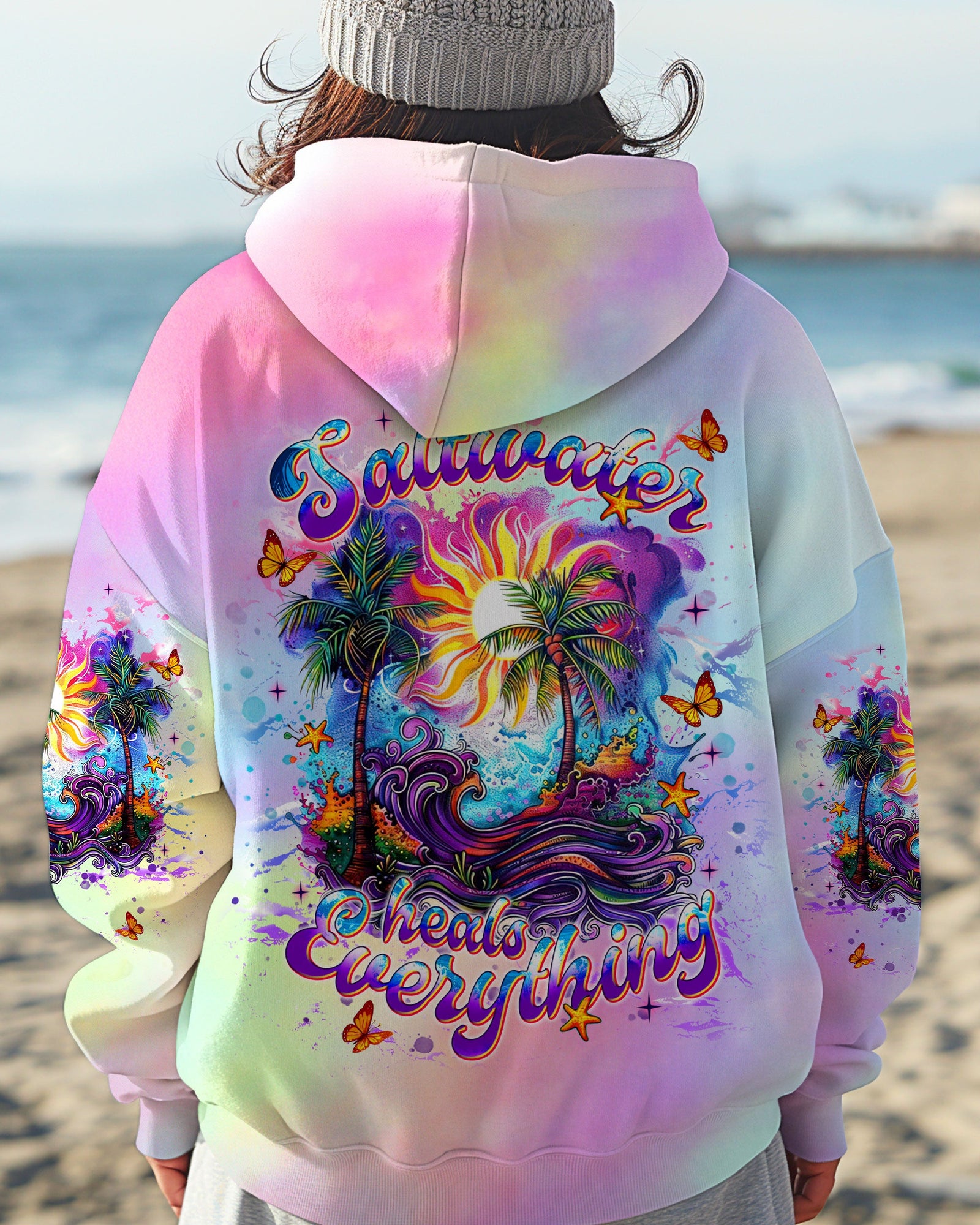 BLISSCORNERS SALTWATER HEALS EVERYTHING ALL OVER PRINT