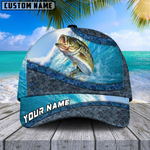 Blisscorners Magic Bass Fishing Customized Name 3D Cap