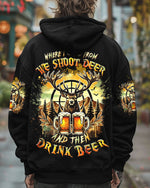 BLISSCORNERS WE SHOOT DEER AND THEN DRINK BEER ALL OVER PRINT