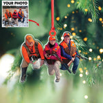 Blisscorners Personalized Hunting Acrylic Christmas Ornament Custom Photo Gift for Hunters & Outdoor Lovers LM0110