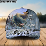 Blisscorners Catfish Fishing Clear Water Skin Customized Name 3D Cap