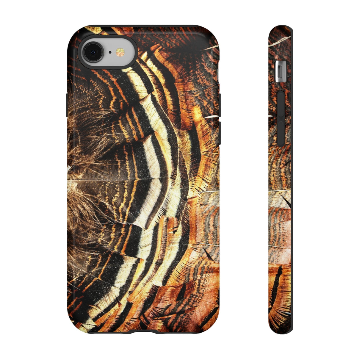 Blisscorners Turkey Tail Feathers Full Wrap Phone Case LM0812
