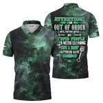 Blisscorners Attention Out of Order Funny Mechanic Shirt, Stupid People Cleaner Quote Graphic Shirt, Gift for Auto Enthusiasts & Mechanics