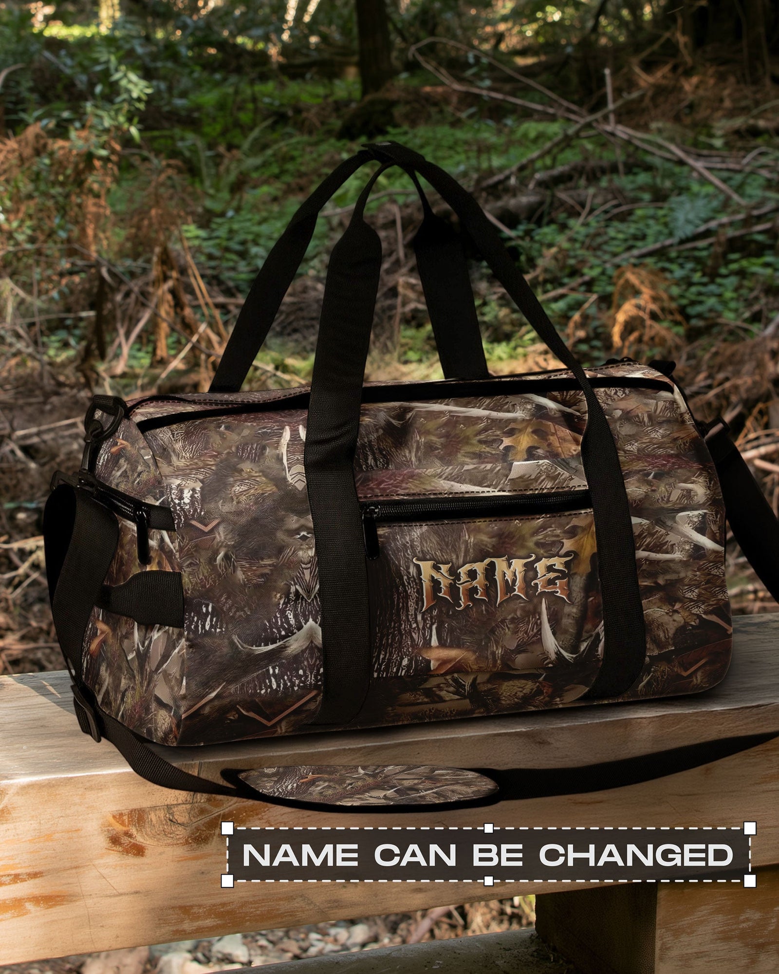BLISSCORNERS DEER HUNTING CAMO TRAVELLING BAG