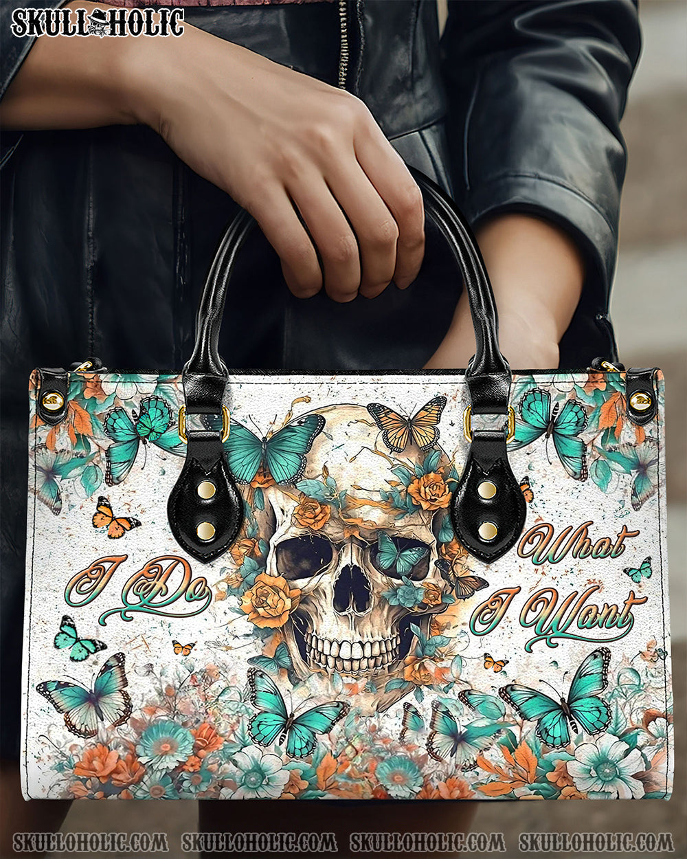 BLISSCORNERS I DO WHAT I WANT LEATHER HANDBAG
