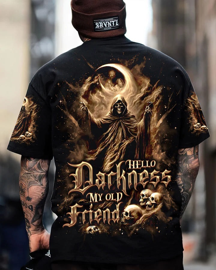 BLISSCORNERS HELLO DARKNESS MY OLD FRIEND HALLOWEEN ALL OVER PRINT
