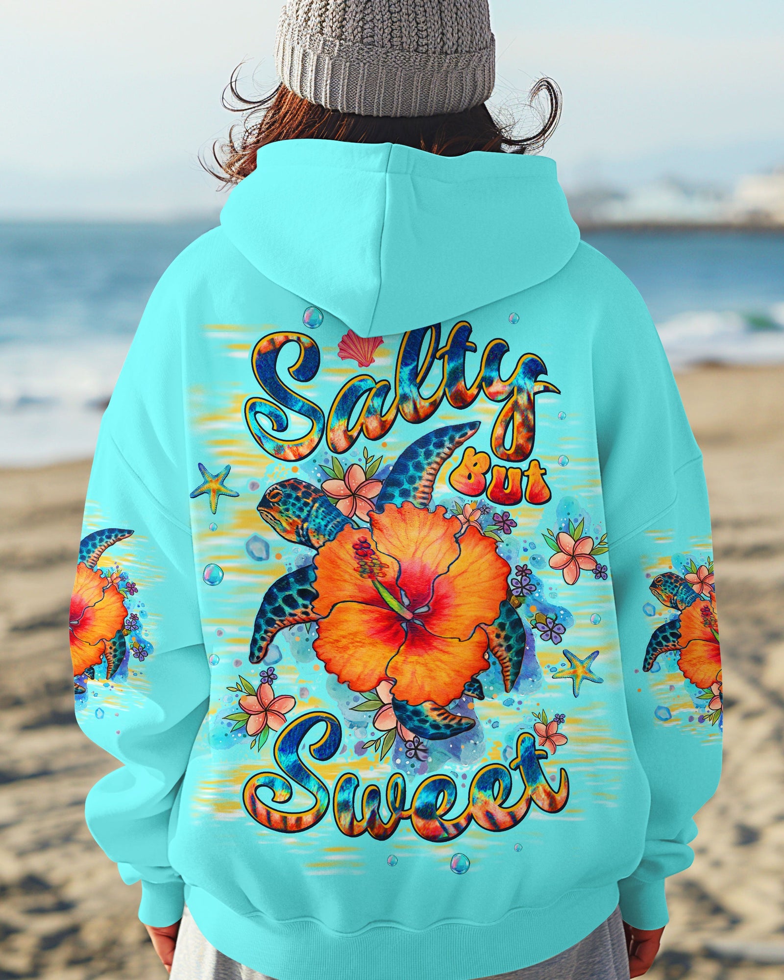 BLISSCORNERS SALTY BUT SWEET TURTLE ALL OVER PRINT